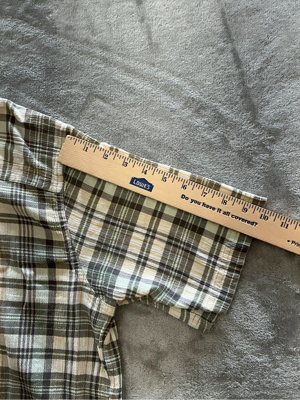 Patagonia A/C Short Sleeve Button Up Men’s XL Organic Cotton Green Plaid 52921
